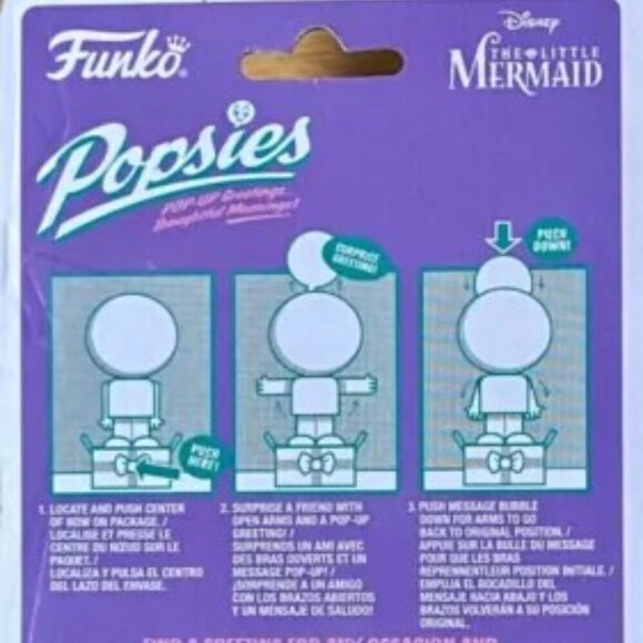 Disney Ariel Little Mermaid Funko Popsies Discover Your Dreams Pop-Up Message - Picture 3 of 5